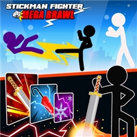 play Stickman Fighter : Mega Brawl game