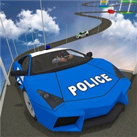 play Impossible Police Car Track 3D 2020 game