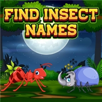 play Find Insects Names game