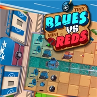 play Tiny Blues Vs Mini Reds game