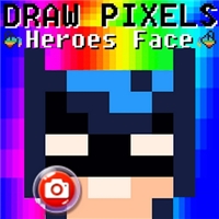 play Draw Pixels Heroes Face game
