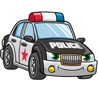play Cartoon Police Car Slide game