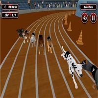 play Real Dog Racing Simulator Game 2020 game