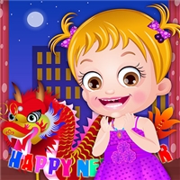 play Baby Hazel New Year Party game