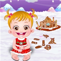 play Baby Hazel Gingerbread House game