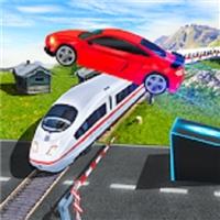 play Marvelous Highway Car Stunt Ramp Car Stunt Race  game