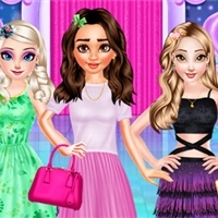 play Princesses Different Style Dress Fashion game