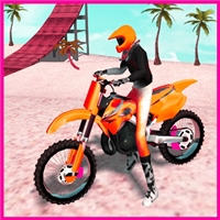 play Motocross Beach Jumping Bike Stunt Game game