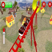 Roller Coaster Crazy Drive Game