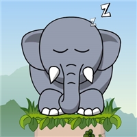 play Snoring Elephant Puzzle game