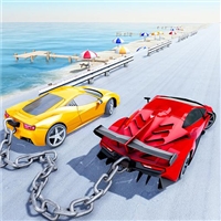 play Chained Car Stunts Race Mega Ramp GT Racing game