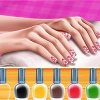 play Princess Fashion Nail Art DIY Blog game