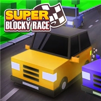 play Super Blocky Race game