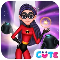 play Superhero Violet Fashion Shoot game