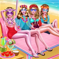 play Summer beach spa day game