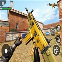 play FPS Shooting Strike : Modern Combat War 2k20 game