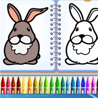 play Coloring Bunny Book game