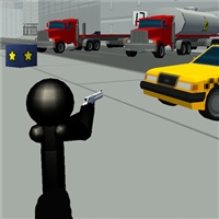 play Stickman City Shooting 3D game