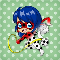 play Chibi DottedGirl Coloring Book game