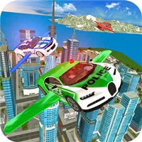 play Flying Police Car Simulator game