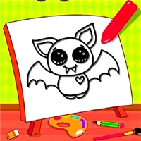 play Easy Kids Coloring Bat game