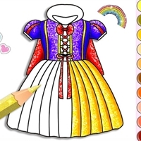 play Princess Glitter Coloring game