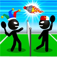 play Stickman Sports Badminton game