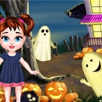 play Baby Taylor Halloween House game