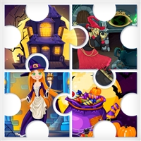 play Witchs House Halloween Puzzles game