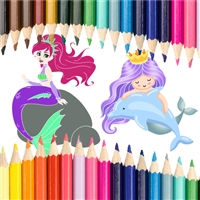 play Mermaid Coloring Book game