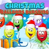 play Christmas Balloons Bursting game