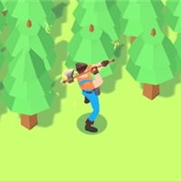play Idle Lumberjack 3D game
