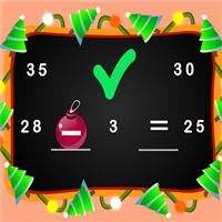 play Xmas Math game