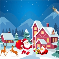 play Happy Christmas Slide game