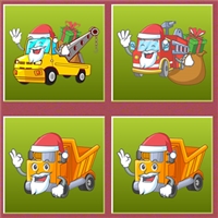 play Christmas Trucks Memory game