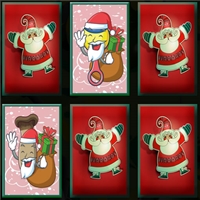 play Christmas Mascots Memory game