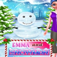 play Emma And Snowman Christmas game