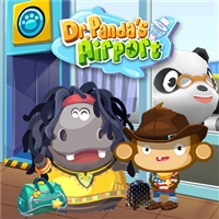 play Dr Panda Airport game