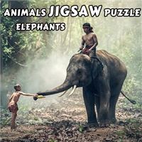 play Animals Jigsaw Puzzle Elephants game
