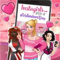 play Instagirls Valentines Dress Up game