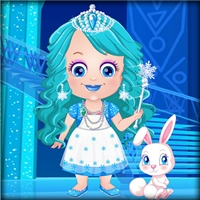 play Baby Hazel Ice Princess Dressup game