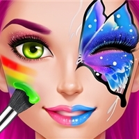 play Face Paint Party! Girls Salon game