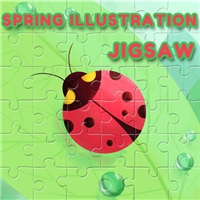 play Spring Illustration Puzzle game