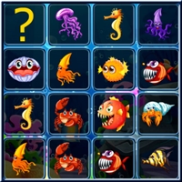 play Sea Creatures Cards Match game