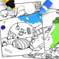 play Coloring Gorgels game