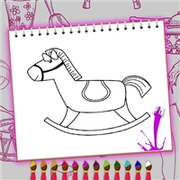 play Coloring Book Toy Shop game