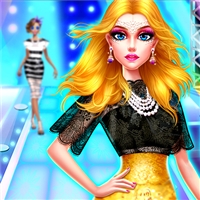 play Supermodel Makeover Glam Dress up Make up game
