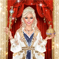 play Queen Fashion Salon Royal Dress Up game