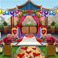 play Mary Knots Garden Wedding Hidden Object game