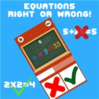 play Equations Right or Wrong! game